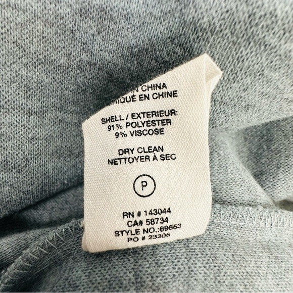 Avec Les Filles Women’s Small Blue Gray Boyfriend Button Down Shacket Jacket - Picture 11 of 11